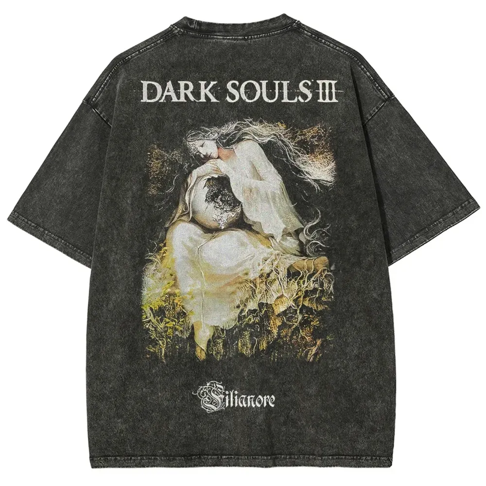 DARK SOULS Unisex Fit Washed T-Shirt 2502011115