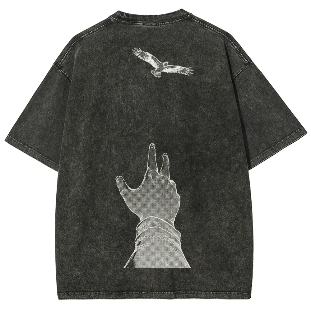 Attack On Titan Unisex Fit Washed T-Shirt 2503000039