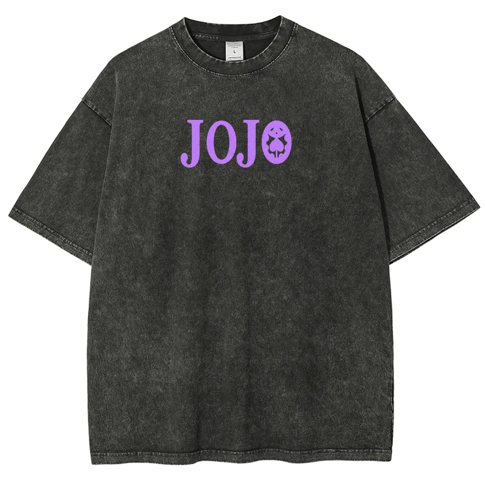 Jojo's Bizarre Adventure Unisex Fit Washed T-Shirt 2503003253