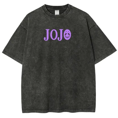 Jojo's Bizarre Adventure Unisex Fit Washed T-Shirt 2503003253