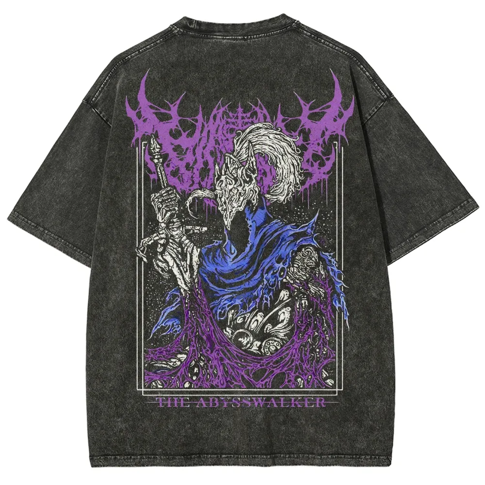 Dark Souls Unisex Fit Washed T-Shirt 2503003258