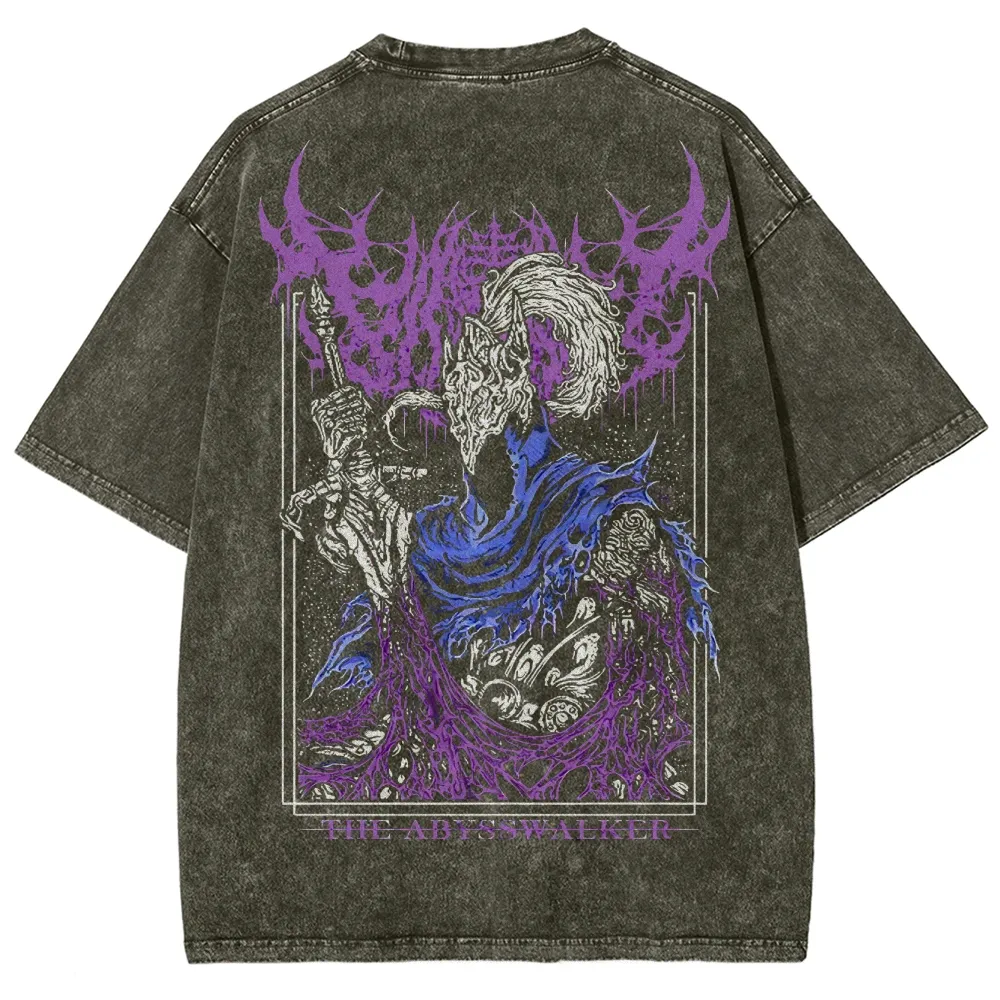 Dark Souls Unisex Fit Washed T-Shirt 2503003258