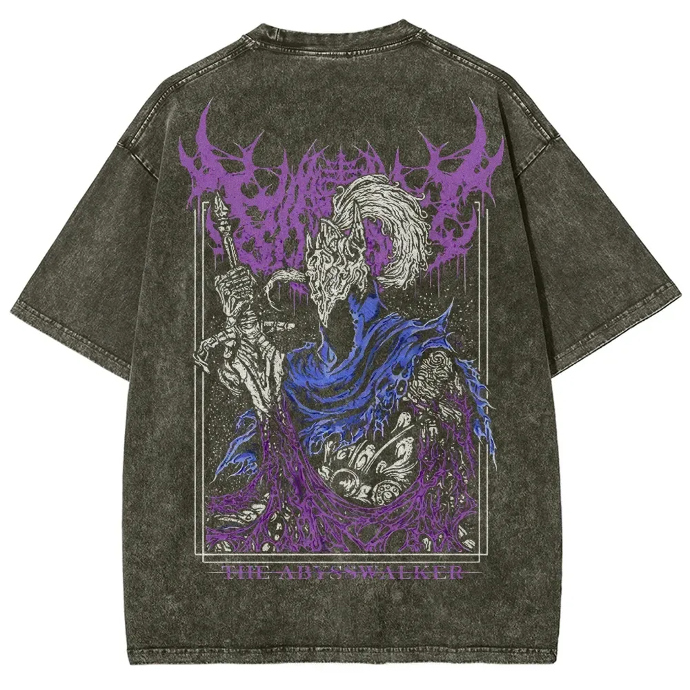 Dark Souls Unisex Fit Washed T-Shirt 2503003258