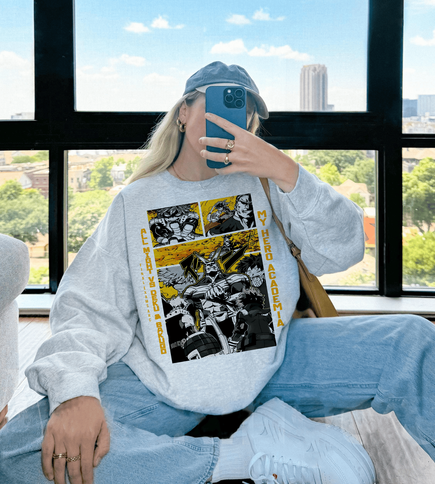 Retro All Might x Deku x Bakugo MHA T-Shirt