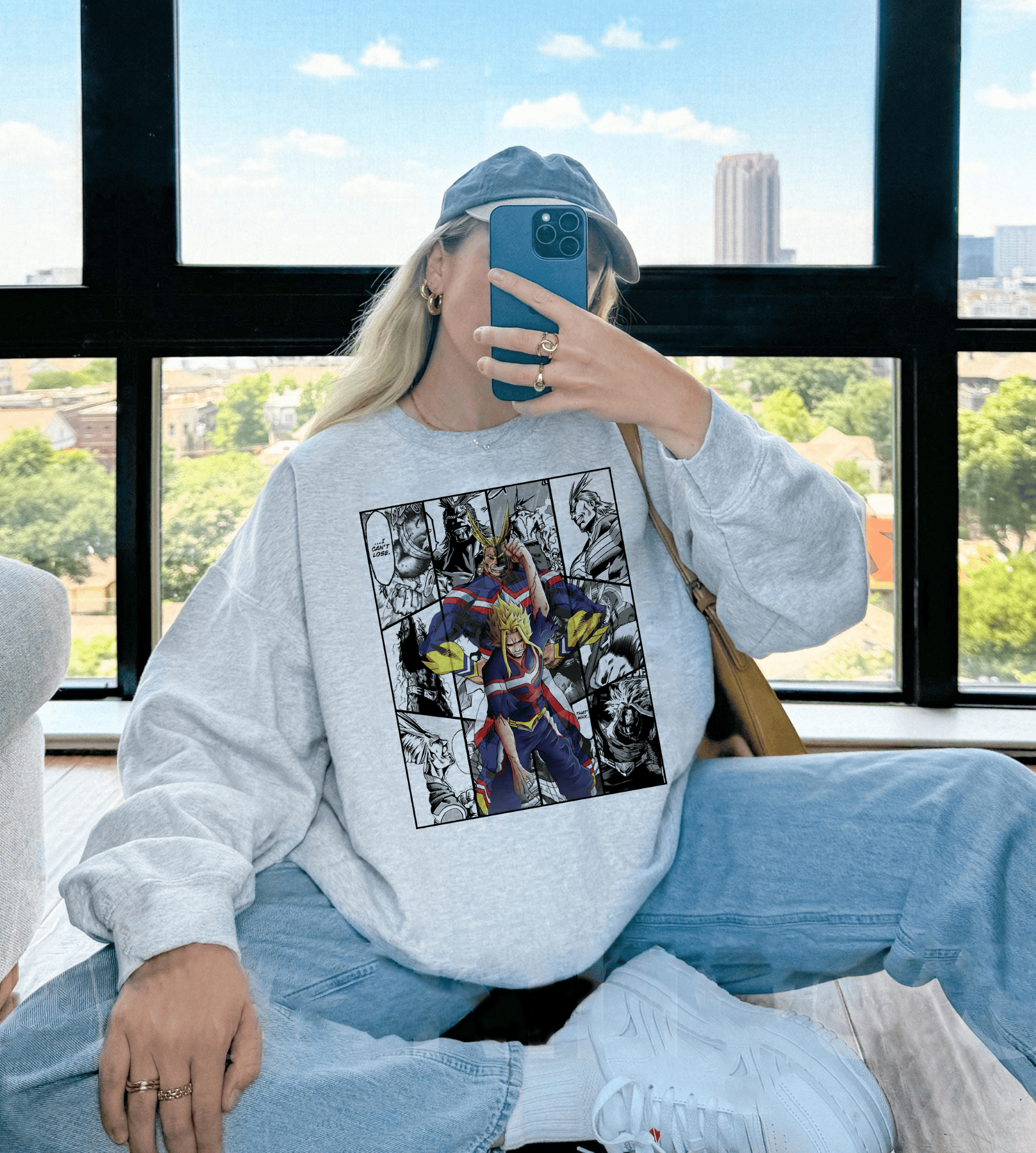 Vintage All Might MHA Anime Manga T-Shirt