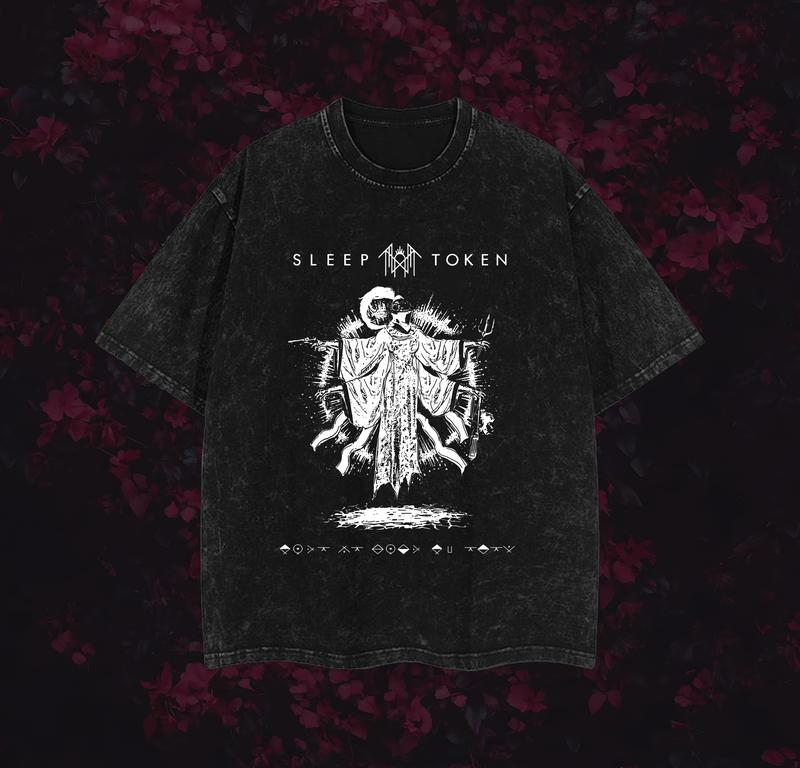 Sleep Token Shirt-Vintage Rock Band Graphic Tee -