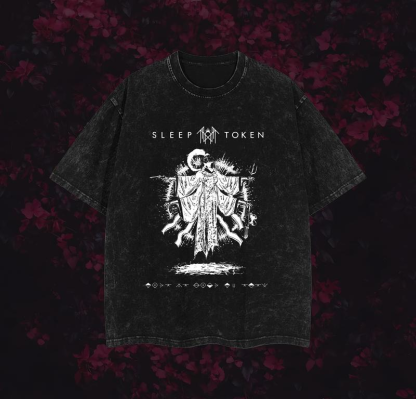 Sleep Token Shirt-Vintage Rock Band Graphic Tee -