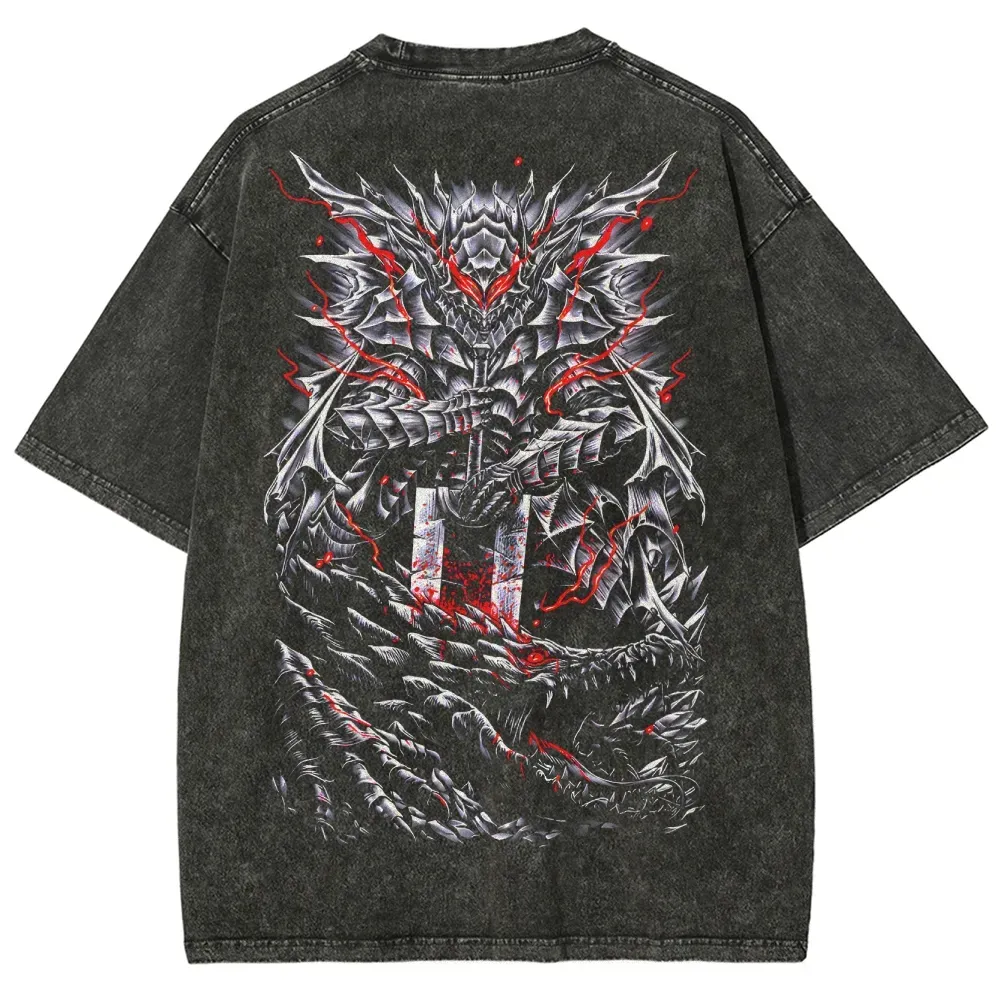 Berserk Guts Vintage Washed T-Shirt 2504010311