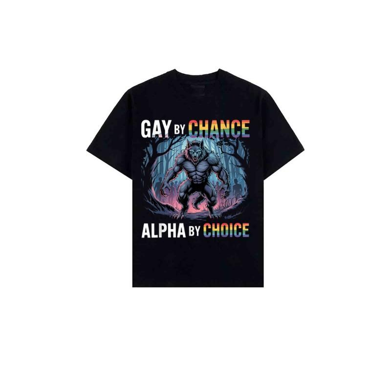 Gay by chance alpha by choice shirt