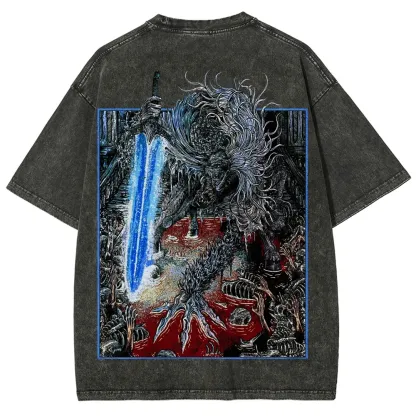 Blood borne Unisex Fit Washed T-Shirt 2505003190