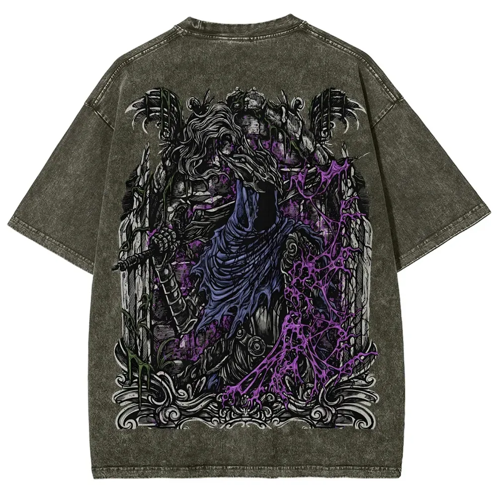 DARK SOULS Unisex Fit Washed T-Shirt 2505003211