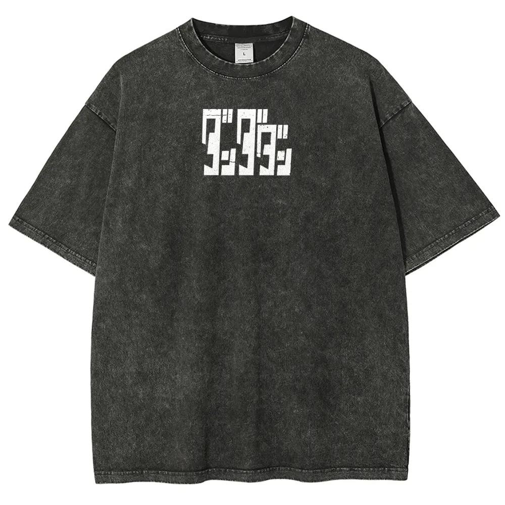 Dandadan Unisex Fit Washed T-Shirt 2506008231