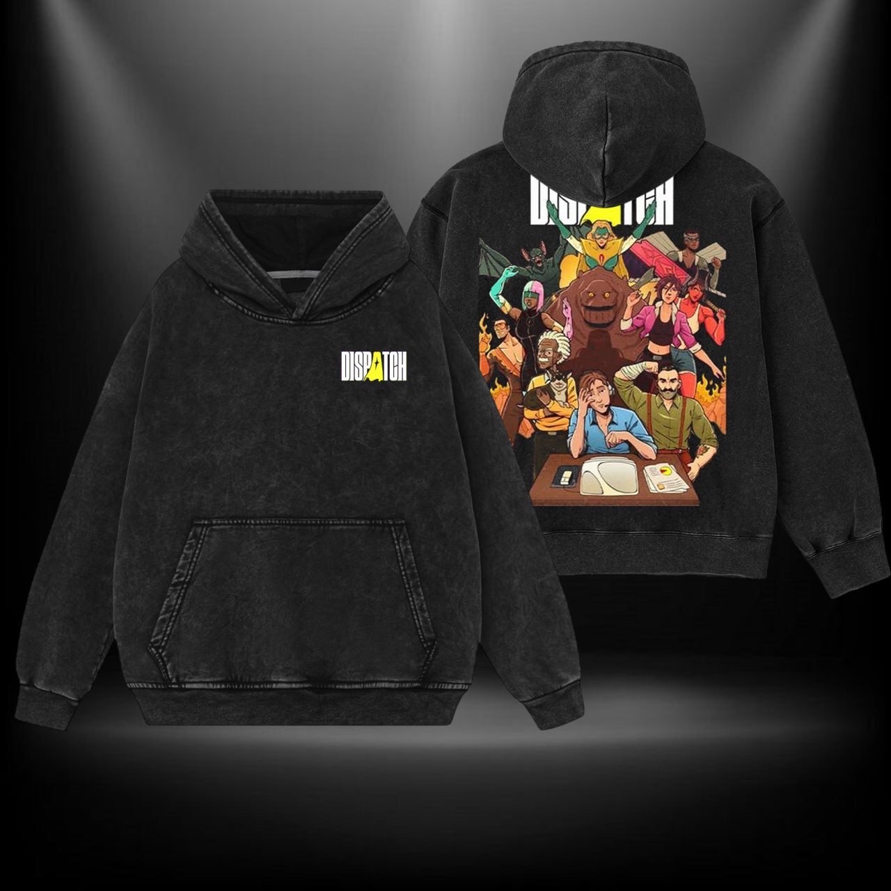 Dispatch is the best superhero GameVintage Washed T-shirt/Crewneck/Hoodie