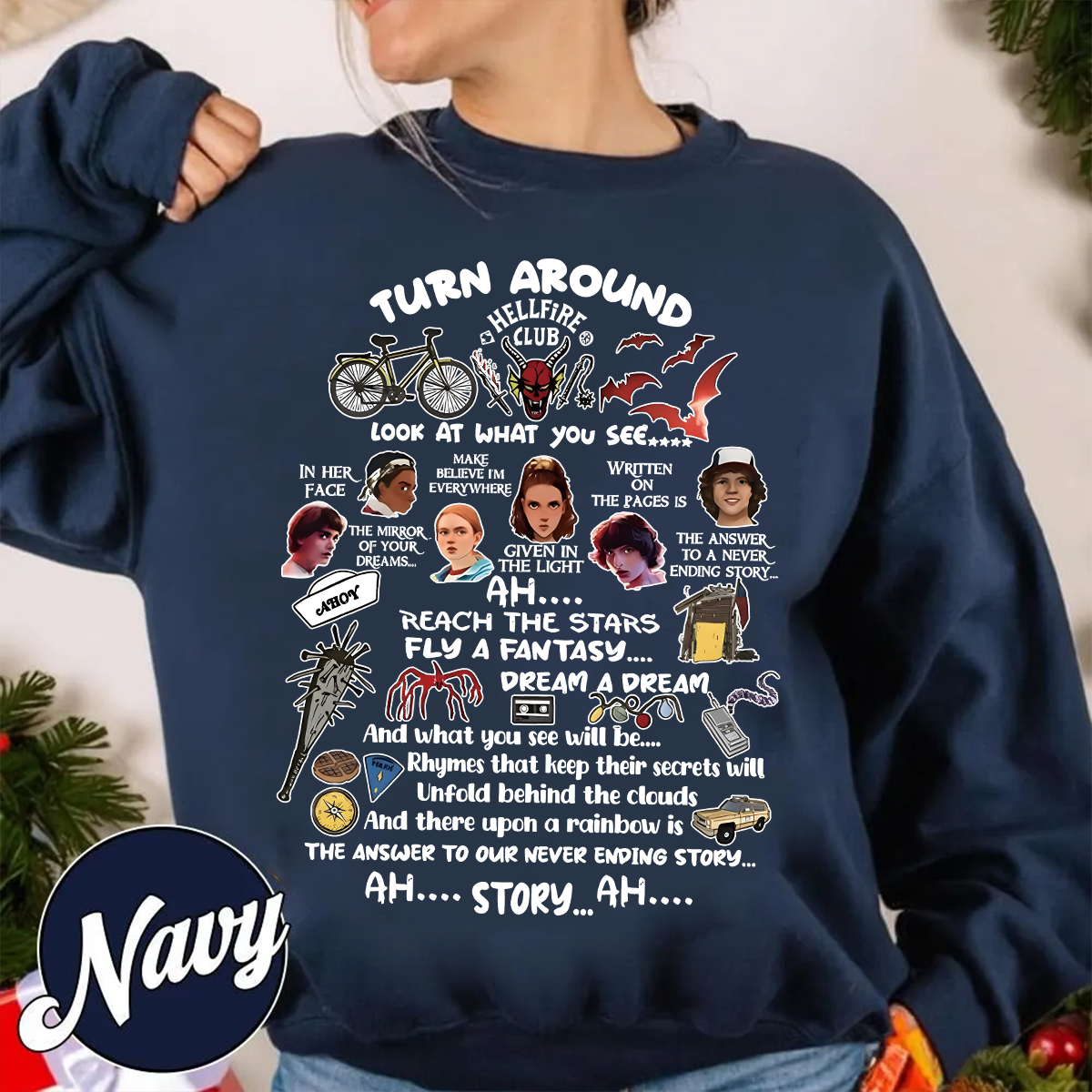 Never Ending Story Stranger Things Unisex Shirts/Crewneck/Hoodie