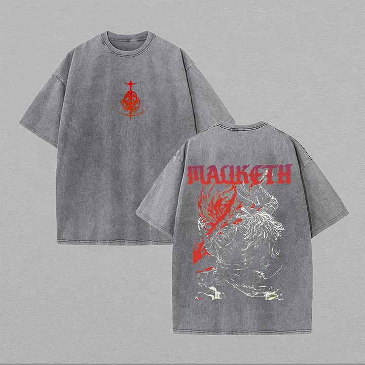 Elden Ring Printed Men's Washed T-Shirt