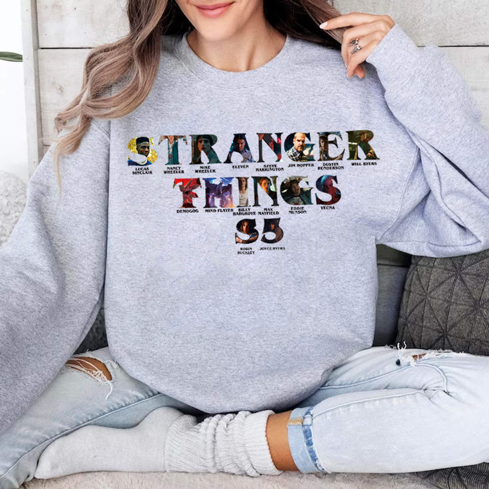 Stranger Things 5 Unisex Shirts/Crewneck/Hoodie