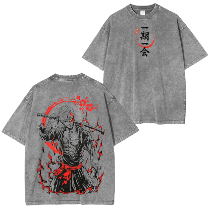 BLEACH Ichigo Kurosaki Bankai  Washed T-shirt/Crewneck/Hoodie