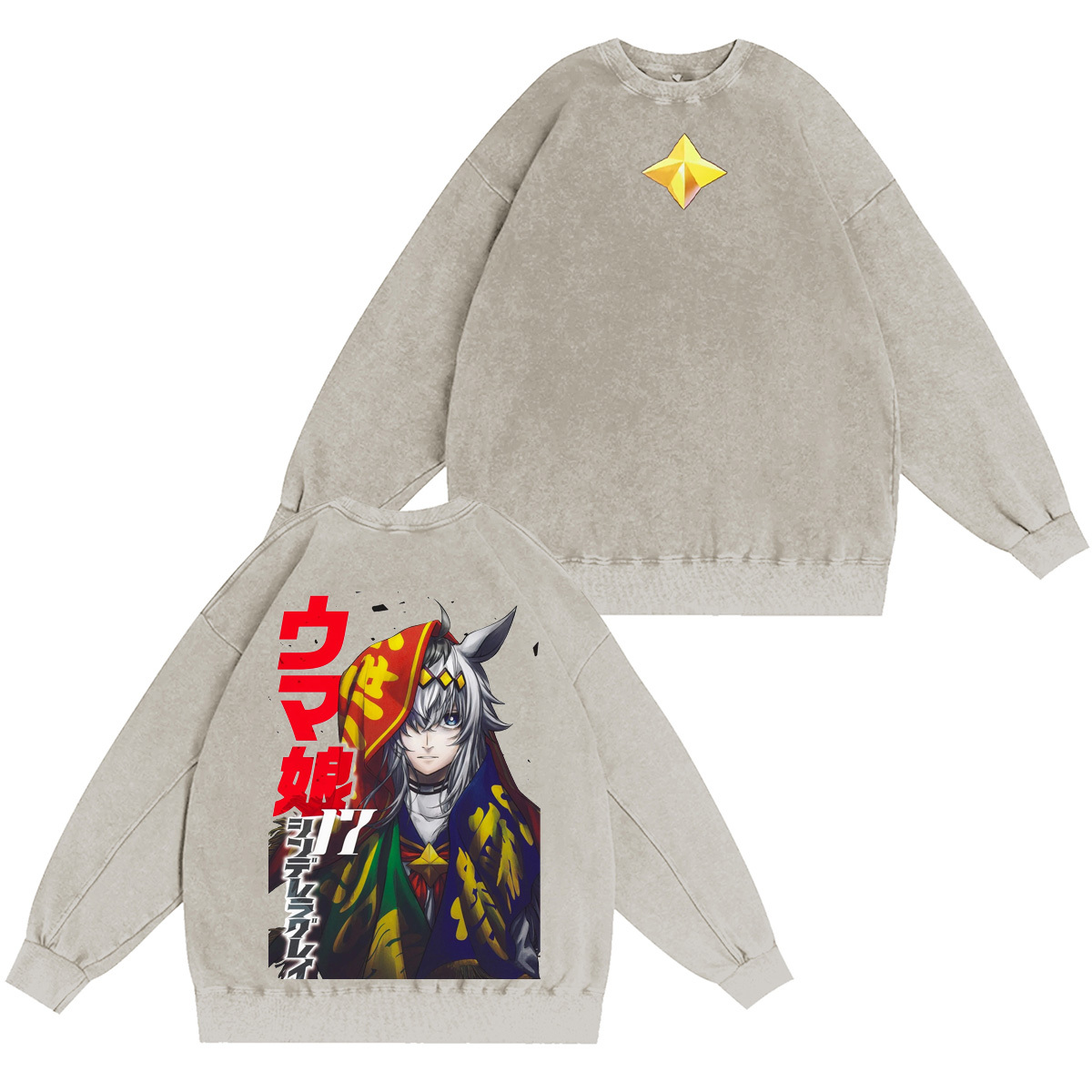 Uma Musume Pretty Derby Vintage Washed T-shirt/Crewneck/Hoodie