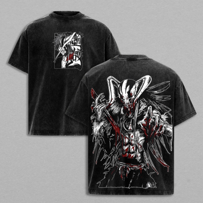 Bleach Ichigo Kurosaki Anime Washed T-shirt/Crewneck/Hoodie