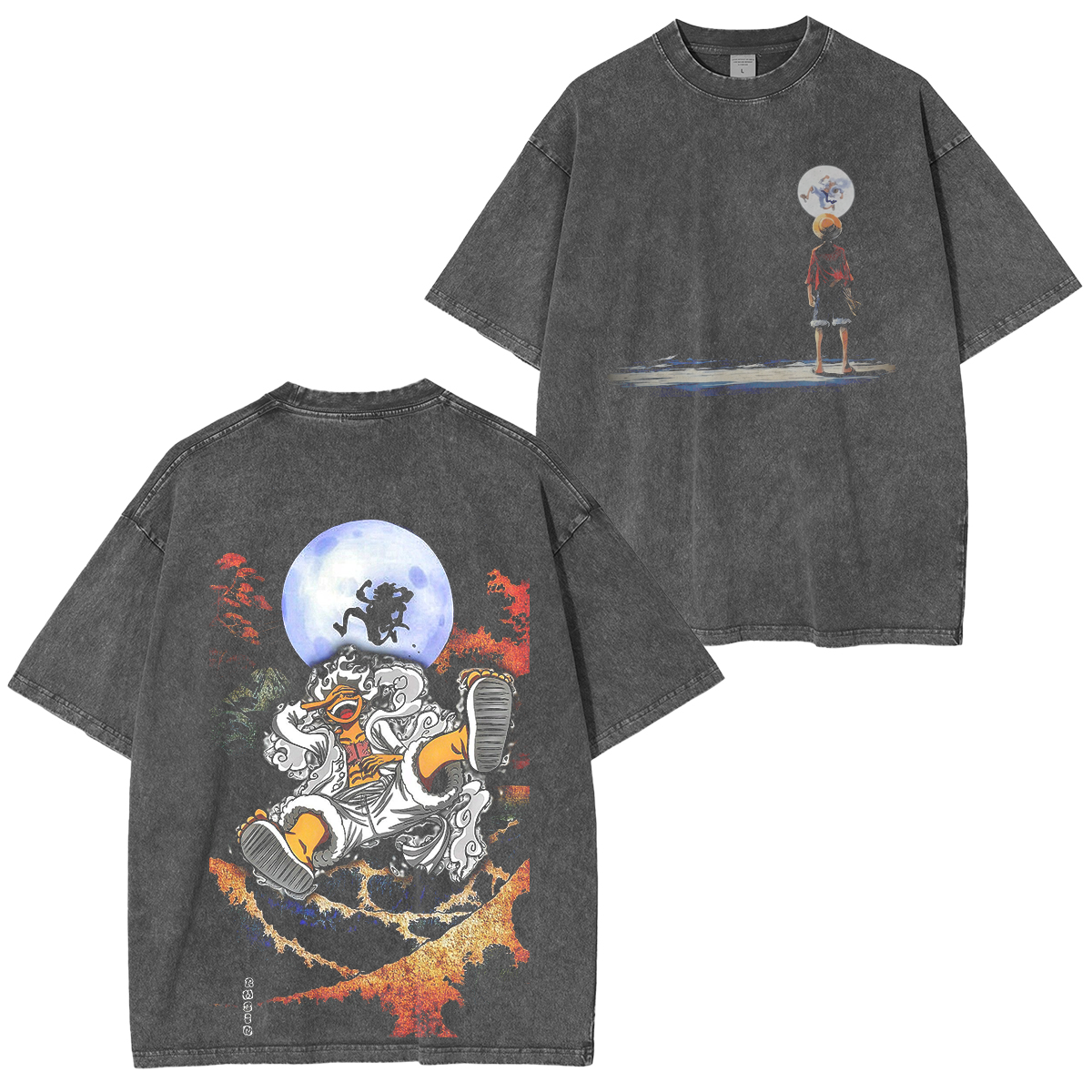 One Piece Washed T-shirt/Crewneck/Hoodie