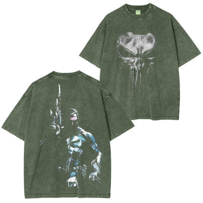 Darc Sport Exclusive Punisher Limited Edition Unisex  Washed T-Shirt/Hoodie/Pullover Sweatshirt