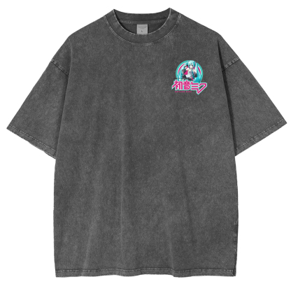 Hatsune Miku Vintage Style Oversize T-Shirt