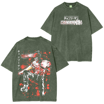 Chainsaw Man Vintage T-Shirt