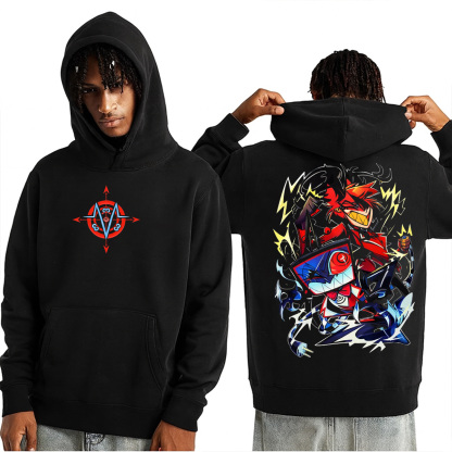 Radiostatic VOX x ALASTOR Hazbin Hotel Oversized T-shirt/Crewneck/Hoodie