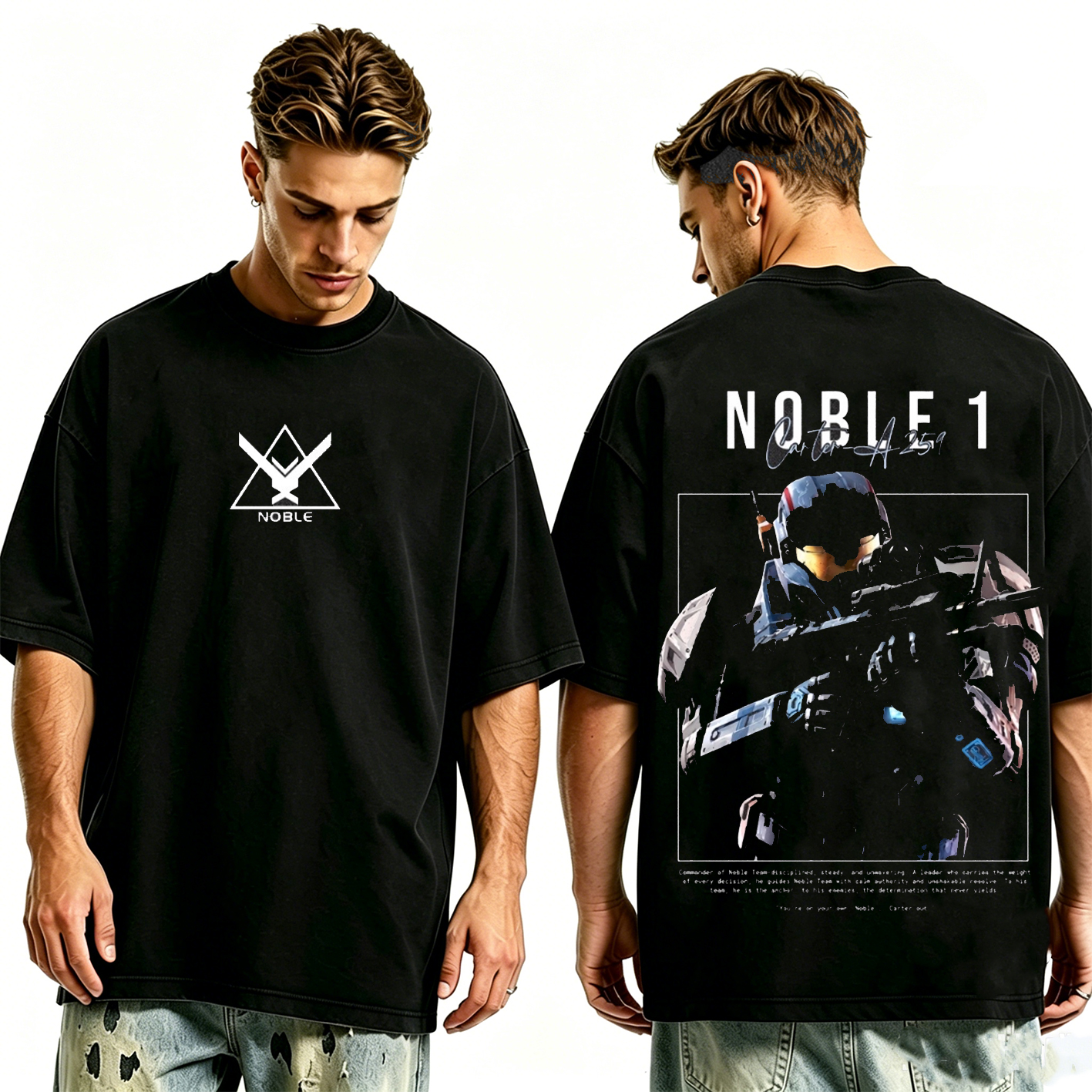 Halo Reach: Noble Team's Oversized T-shirt/Crewneck/Hoodie