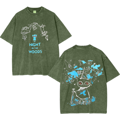 Night in The Woods Washed T-shirt/Crewneck/Hoodie