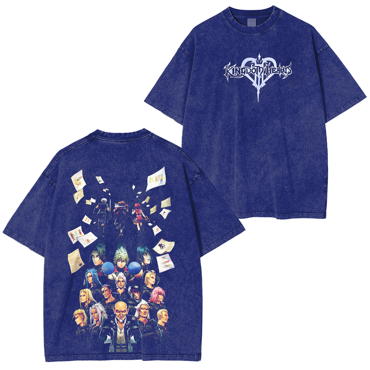 Kingdom Hearts Vintage Washed T-shirt/Crewneck/Hoodie