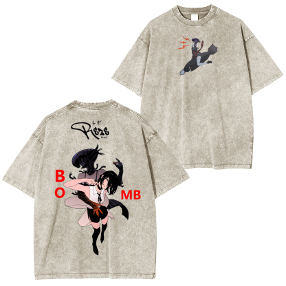 Chainsaw Man Vintage Washed T-shirt/Crewneck/Hoodie