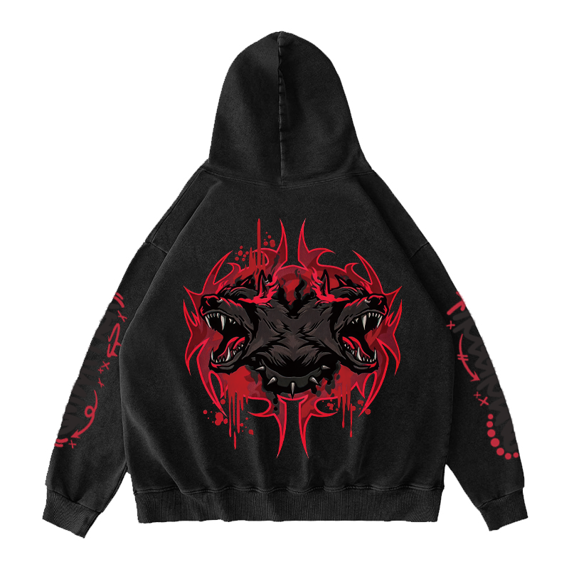 Warwick League of Legends Unisex Washed Hoodie