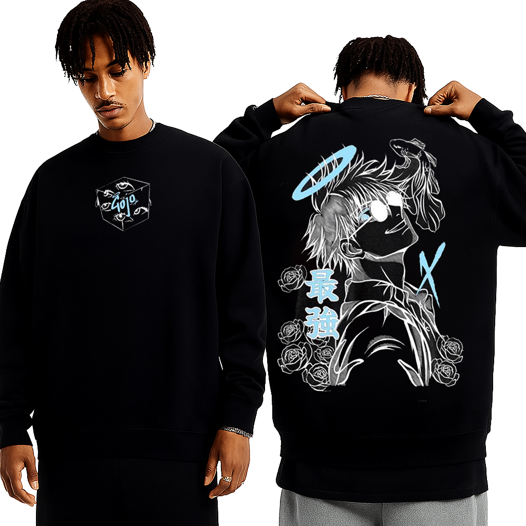 Satoru Gojo Jujutsu Kaisen Vintage Washed T-shirt/Crewneck/Hoodie