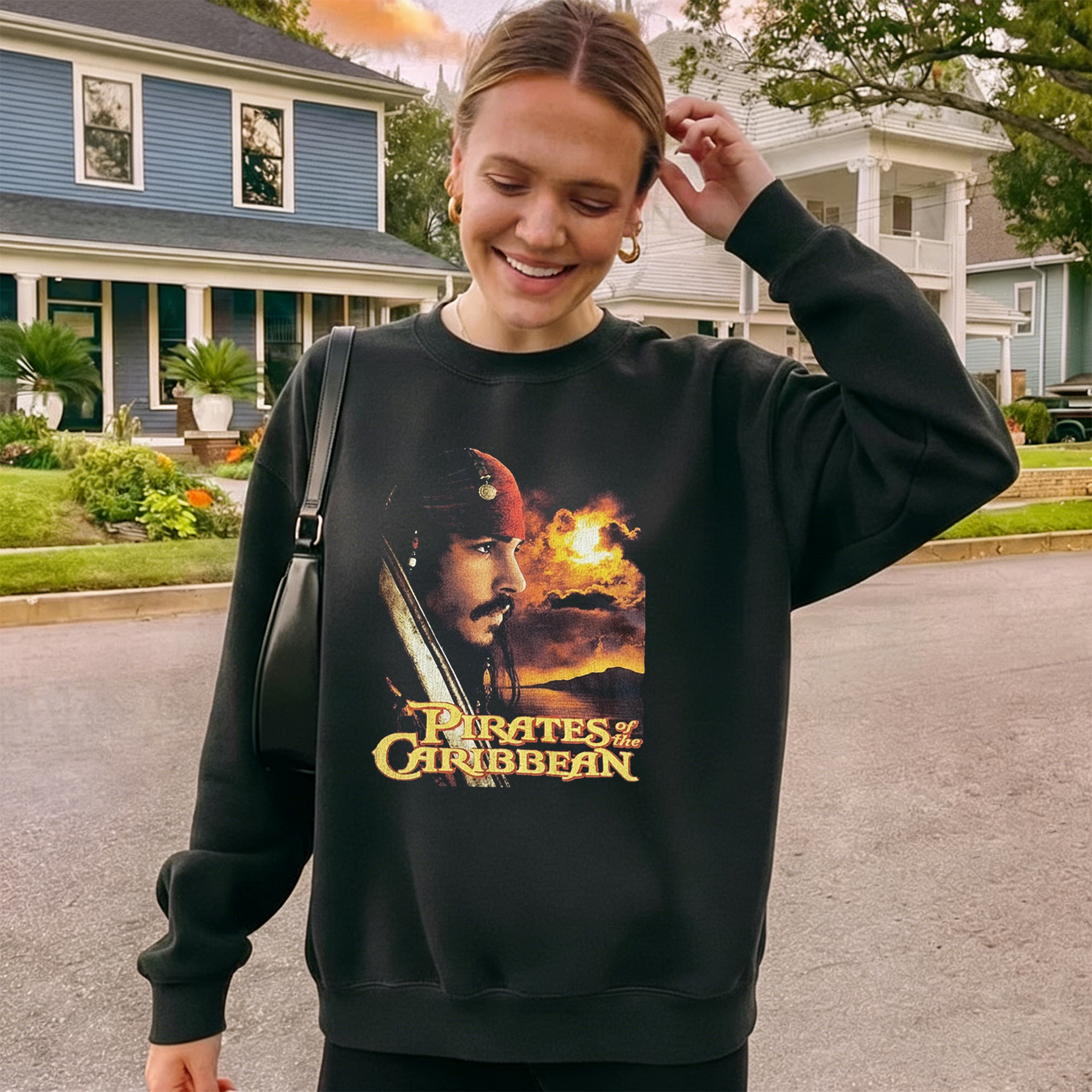 Disney Store Vintage Pirates of the Caribbean Movie T Shirt