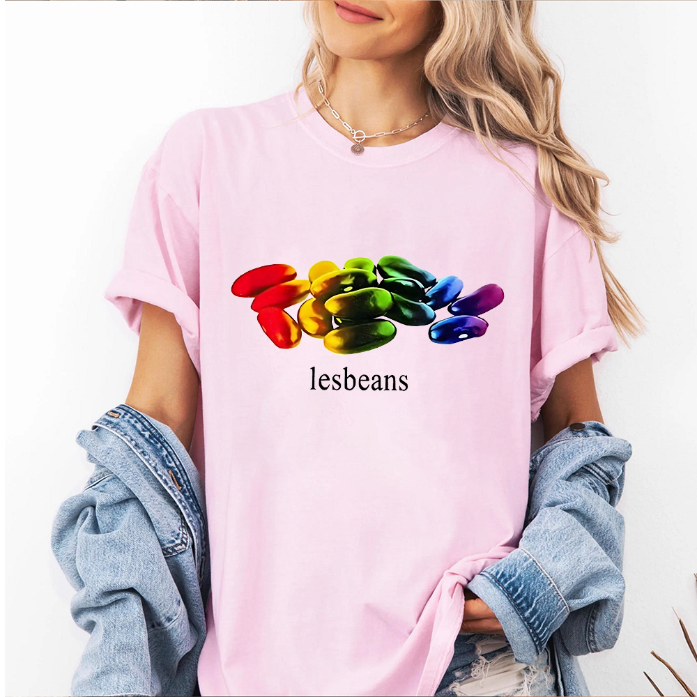 Colorful beans Lesbeans Lesbian Pride LGBT Unisex T-shirt/Crewneck/Hoodie