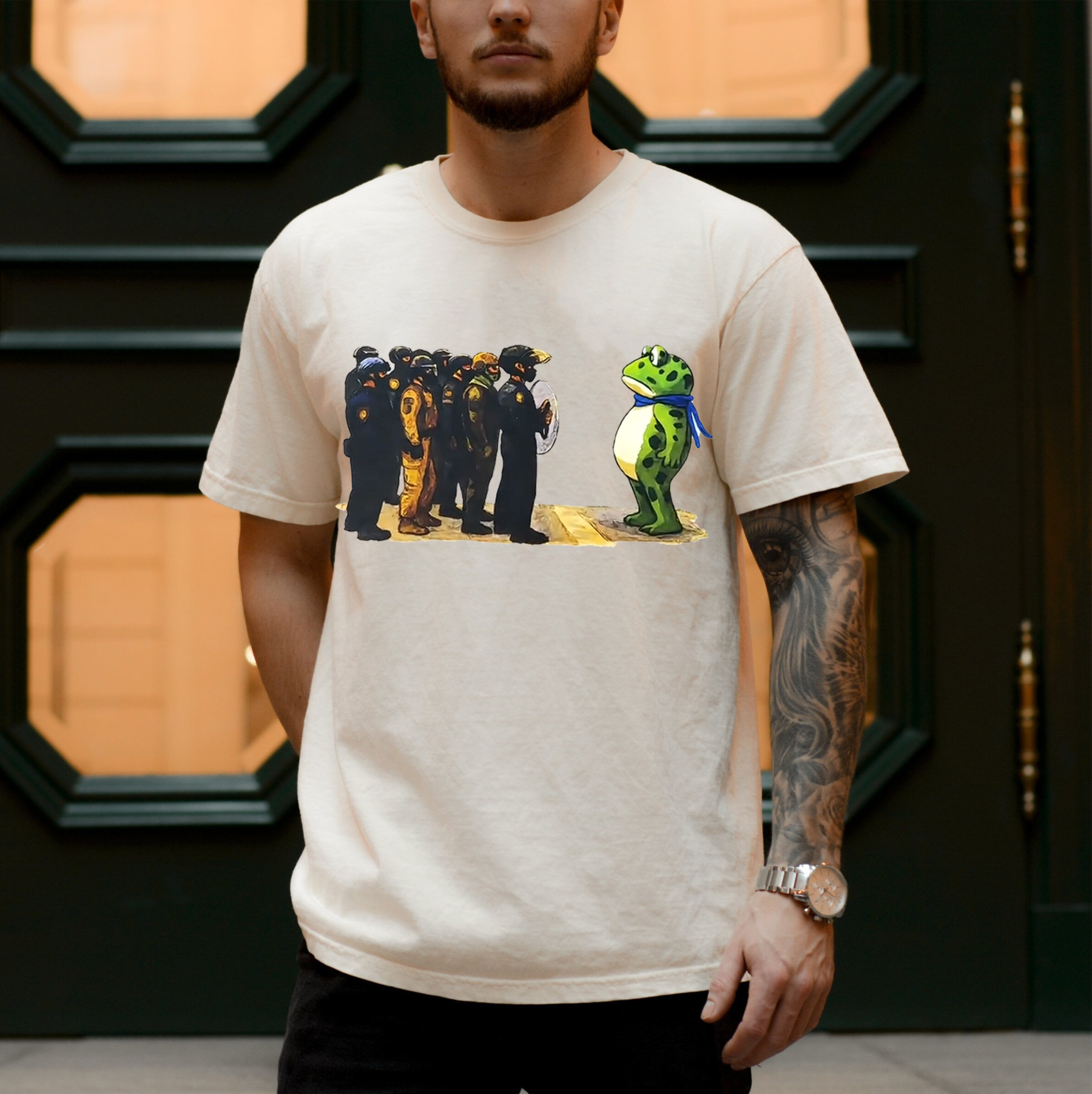 Portland Frog Protest Anti ICE FDT Unisex Shirt/Crewneck/Hoodie