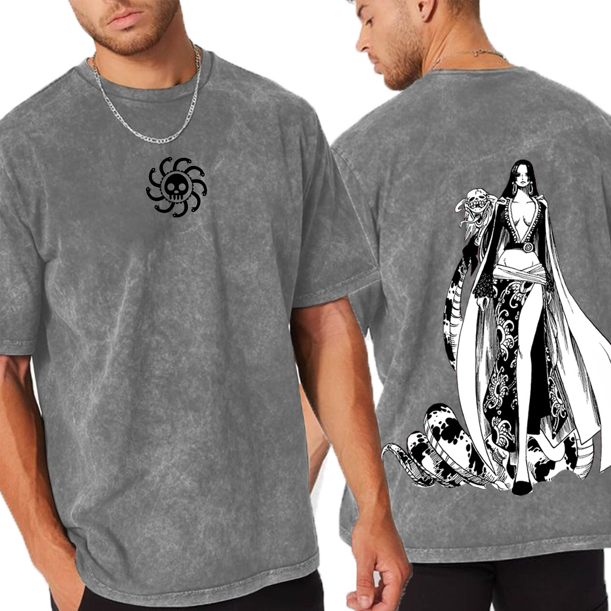 One Piece Boa Hancock Washed T-shirt/Crewneck/Hoodie