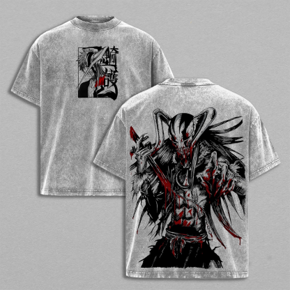 Bleach Ichigo Kurosaki Anime Washed T-shirt/Crewneck/Hoodie