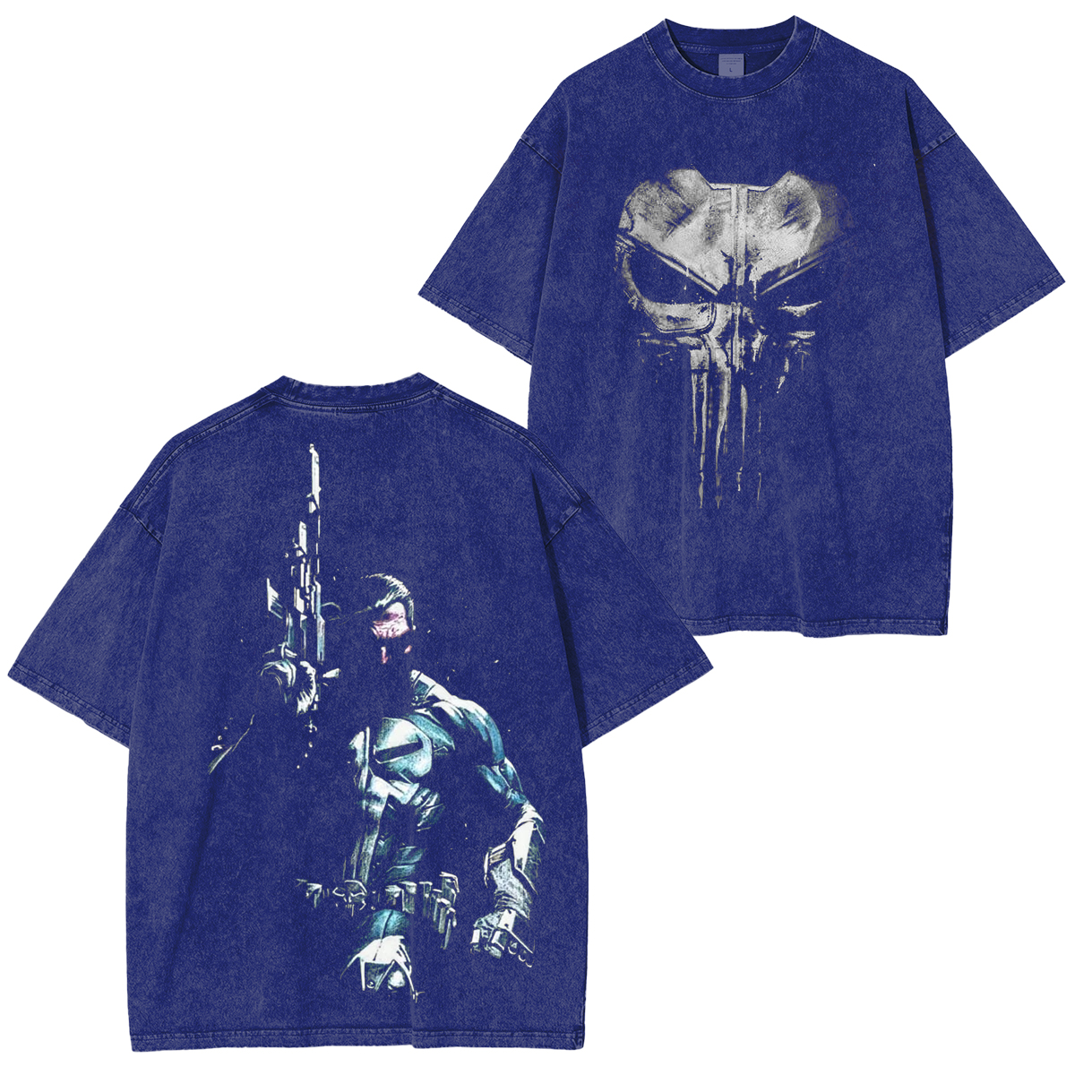 Darc Sport Exclusive Punisher Limited Edition Unisex Washed T-Shirt/Hoodie/Pullover Sweatshirt