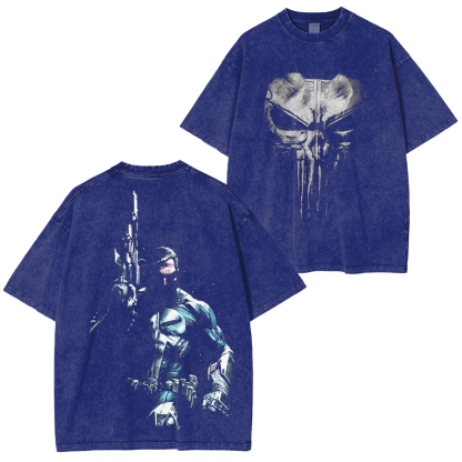 Darc Sport Exclusive Punisher Limited Edition Unisex  Washed T-Shirt/Hoodie/Pullover Sweatshirt