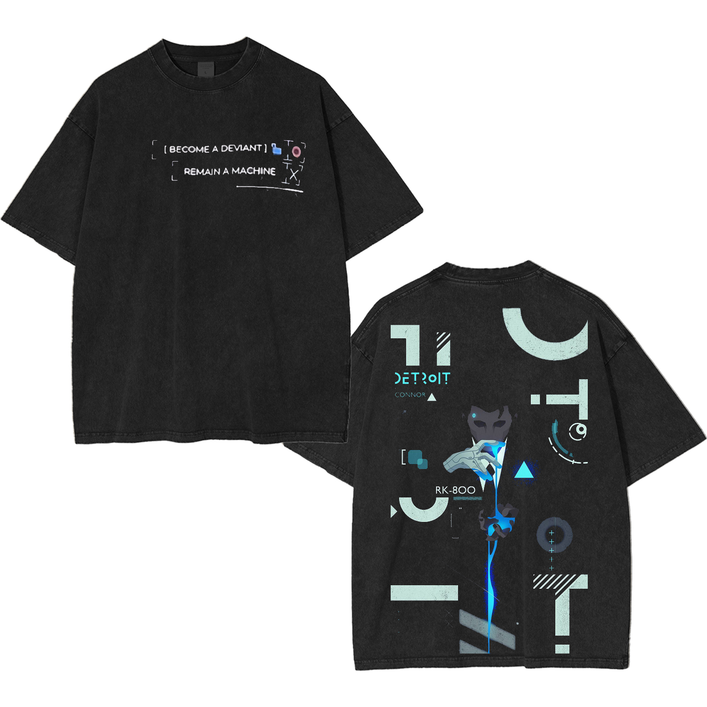 Detroit: Become Human Connor Unisex Washed T-Shirt