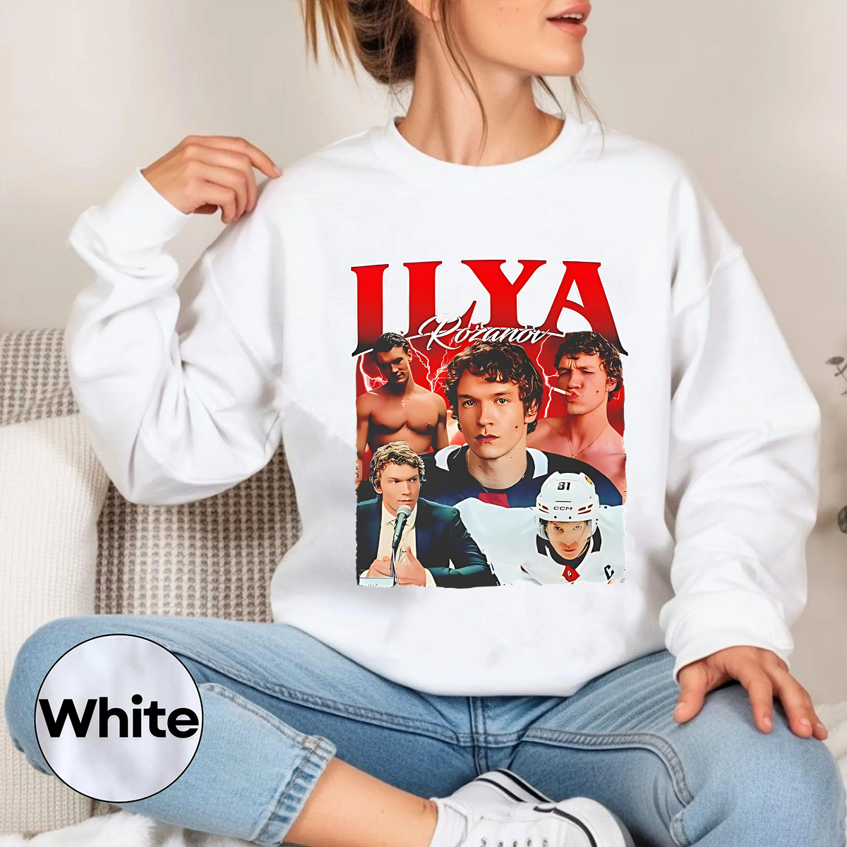 Ilya Rozanov Boston Raiders NHL graphic Unisex T-shirt/Crewneck/Hoodie