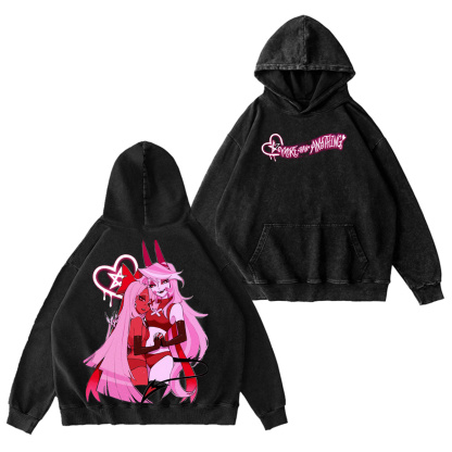 Retro Cartoon Character Oversized Washed T-shirt/Crewneck/Hoodie