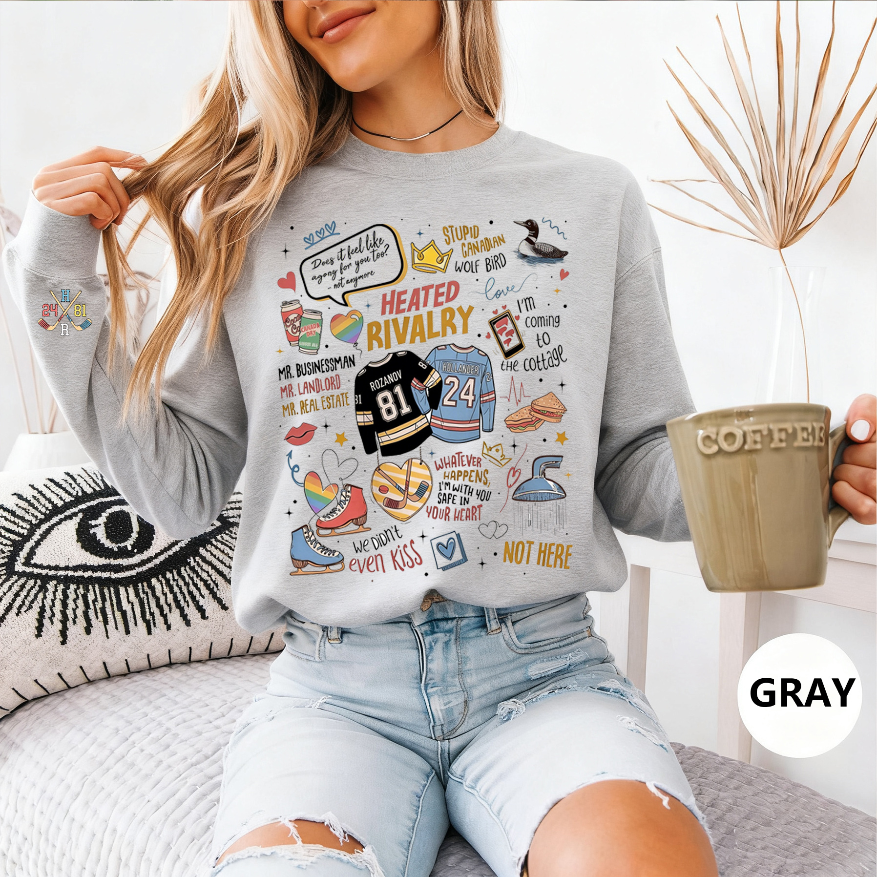 “HEATED RIVALRY” Unisex Shirt/Crewneck/Hoodie