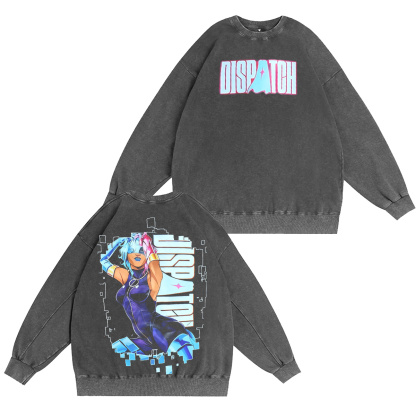 Dispatch Game Characters Graphic Oversized Washed T-shirt/Crewneck/Hoodie
