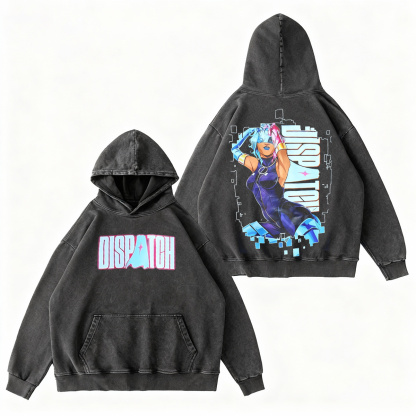 Dispatch Game Characters Graphic Oversized Washed T-shirt/Crewneck/Hoodie