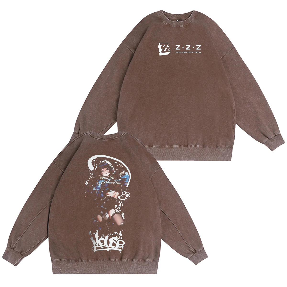 Zenless zone zero zzz Vintage Washed T-shirt/Crewneck/Hoodie