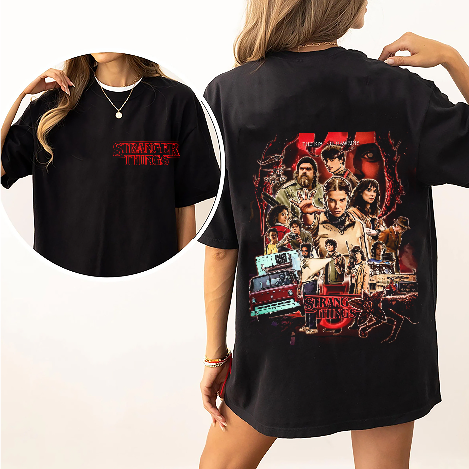Stranger Things Vintage Makima T-shirt/Crewneck/Hoodie