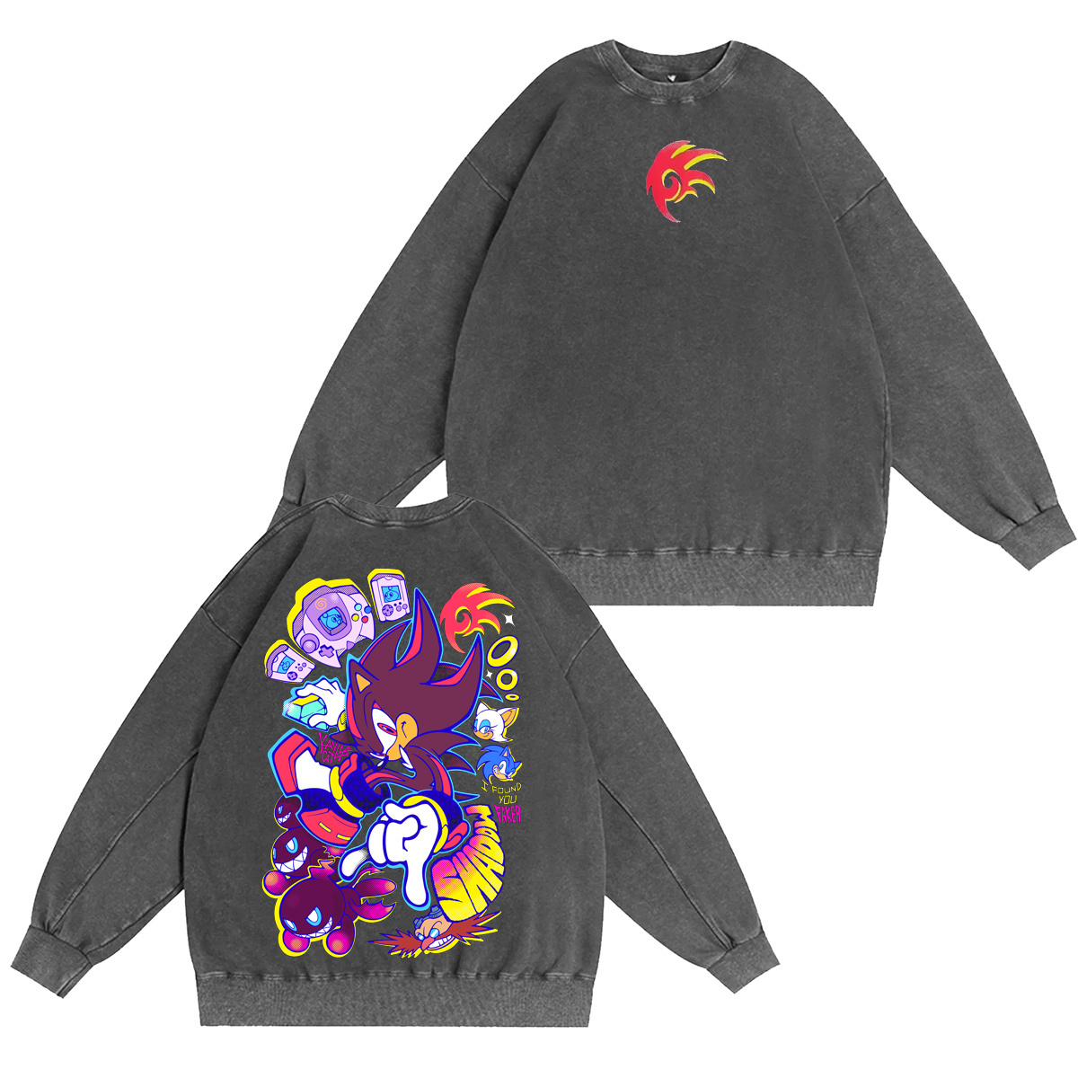 Shadow the Hedgehog Vintage Washed T-shirt/Crewneck/Hoodie